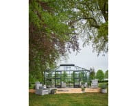 Juliana Gewächshaus Grand Oase ESG 3 mm Anthrazit 18,8 m²