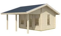Skan Holz Gartenhaus Luzern 380 x 300 cm