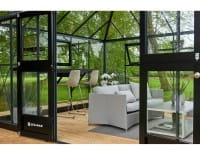 Juliana Gewächshaus Grand Oase ESG 3 mm Anthrazit 18,8 m²