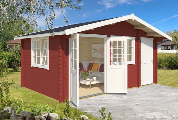 Gartenhaus Borkum 4 schwedenrot von Lasita Maja