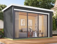 Lasita Maja Gartenhaus Austin 3 carbongrau