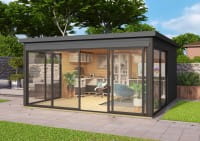 Lasita Maja Gartenhaus Domeo 5 Carbongrau