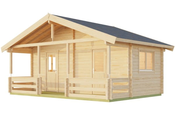 Gartenhaus Twin Cabin unbehandelt von Lasita Maja