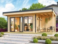 Lasita Maja Gartenhaus Domeo 7 unbehandelt