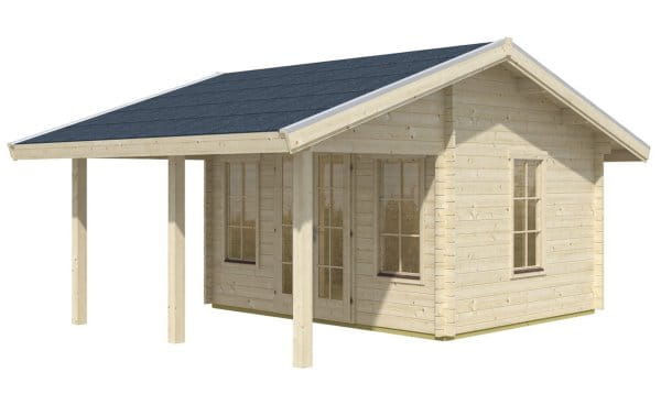 Skan Holz Gartenhaus Luzern 380 x 300 cm