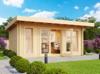 Lasita Maja Blockbohlenhaus Dorset 72 unbehandelt