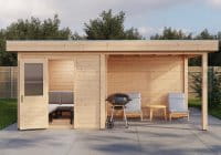 Lugarde Gartenhaus Bremen 538 x 250 cm unbehandelt