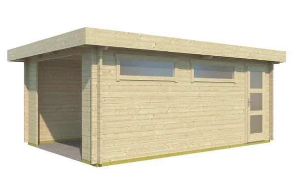 Holzgarage Canberra von Lasita Maja 360 x 540 cm unbehandelt