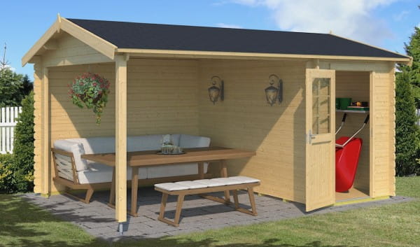 Outdoor Life Products Gartenhaus Wibo unbehandelt