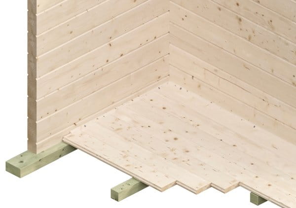 28 mm Holzdielen Fußboden