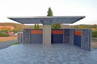 Ximax Carport NEO Typ 90 Sonderhöhe Edelstahl-Look