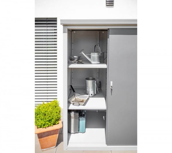 Trimetals Gartenschrank Geräteschrank Medium Guardian D43 inkl.Boden