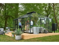 Juliana Gewächshaus Grand Oase ESG 3 mm Anthrazit 18,8 m²