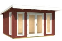 Lasita Maja Gartenhaus Bingham 2 schwedenrot