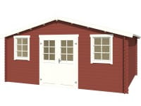Gartenhaus Udo 300 von Lasita Maja schwedenrot