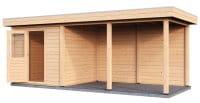 Lugarde Gartenhaus Köln 626 x 250 cm unbehandelt