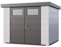 Telluria Metallgerätehaus Classico 2724 weiß / EW