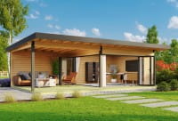 Lasita Maja Gartenhaus Domeo 10 unbehandelt