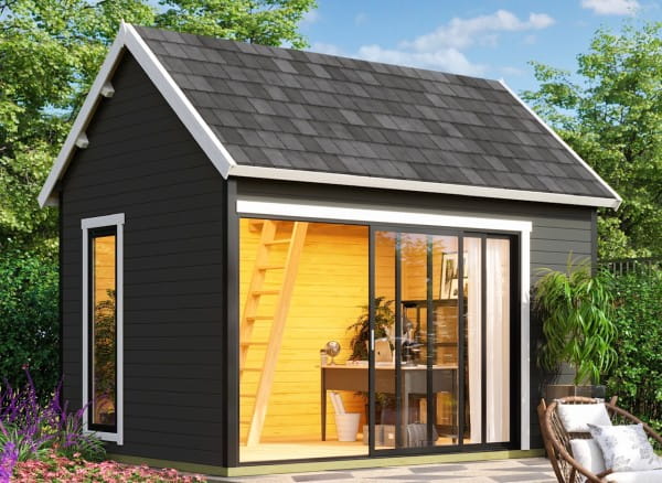 Lasita Maja Gartenhaus Murano 2 carbongrau