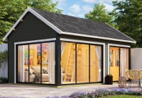 Lasita Maja Gartenhaus Murano 3 carbongrau