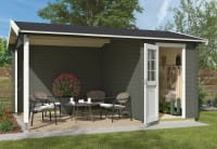 Outdoor Life Products Gartenhaus Wibo Grüngrau