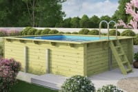 Nasse Abkühlung im eigenen Pool