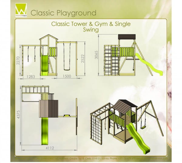 Wendi Toys Spielplatz Dino Masse