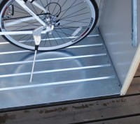 Trimetals Fahrradbox, Gerätebox, Aufbewahrungsbox Stowaway Anthrazit