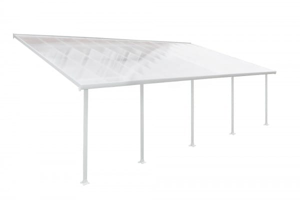Palram Terrassenüberdachung weiss 387 x 787 cm