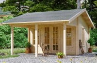 Skan Holz Gartenhaus Luzern 380 x 300 cm