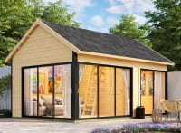 Lasita Maja Gartenhaus Murano 3 naturbelassen