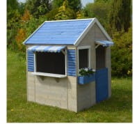 Wendi Toys Kinderspielhaus Delfin Kaufmannsladen Kiosk Kaufladen inkl. Markisen