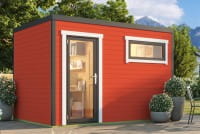 Lasita Maja Gartenhaus Sardinia 2 schwedenrot