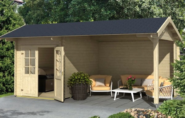 Outdoor Life Products Gartenhaus Kenzo unbehandelt
