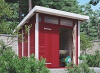 Gartenhaus Vestervik 22/23 von Joda Rot/Weiß Beispielfoto