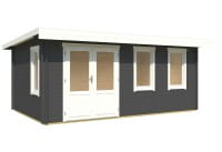 Lasita Maja Gartenhaus Baruda 53 carbongrau