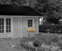 Blumenkasten für das Einzelfenster mit Kunststoffeinsatz