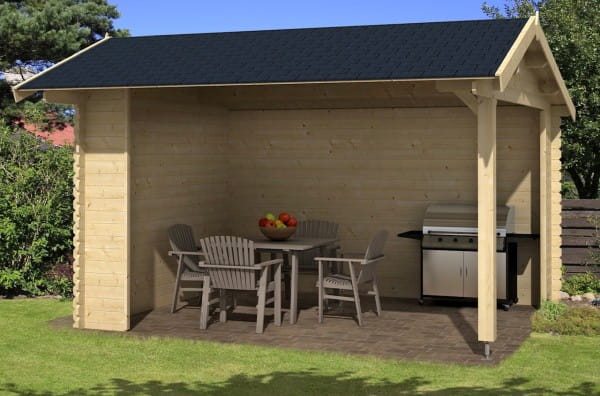 Outdoor Life Products Gartenhaus Kirian unbehandelt