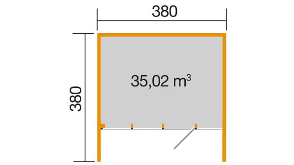 Weka Designhaus Cubilis 2.0 Grundriss