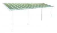 Palram Terrassenüberdachung weiss 295 x 915 cm