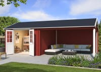 Lasita Maja Gartenhaus EL Paso Schwedenrot