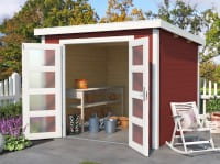 Lasita Maja Gartenhaus Zambezi 4 schwedenrot