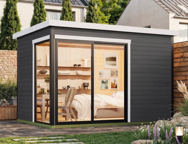 Lasita Maja Gartenhaus Austin 2 carbongrau