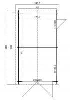 Satteldach Holzgarage Dillon Grundriss