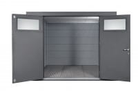 Telluria Metallgerätehaus Classico Türöffnung