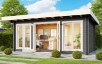 Gartenhaus Dorset 73 von Lasita Maja carbongrau