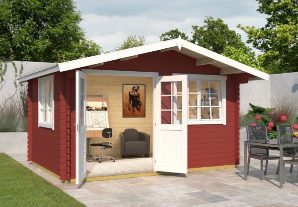 Gartenhaus Norderney 2 von Lasita Maja schwedenrot