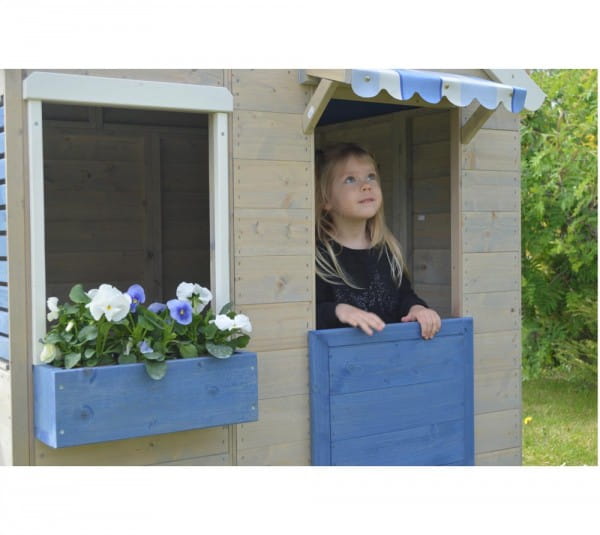 Wendi Toys Kinderspielhaus Delfin Kaufmannsladen Kiosk Kaufladen inkl. Markisen