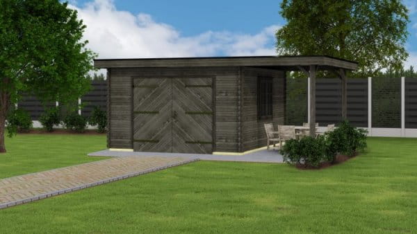 Woodpro Holzgarage 26486