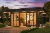 Lasita Maja Loggia Gartenhaus Domeo 4 Carbongrau
